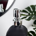 Dozownik do mydła płynu do naczyń zlewozmywaka szklany czarny 450ml VILDE 569396