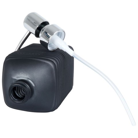 Dozownik do mydła płynu do naczyń zlewozmywaka szklany czarny 450ml VILDE 569396