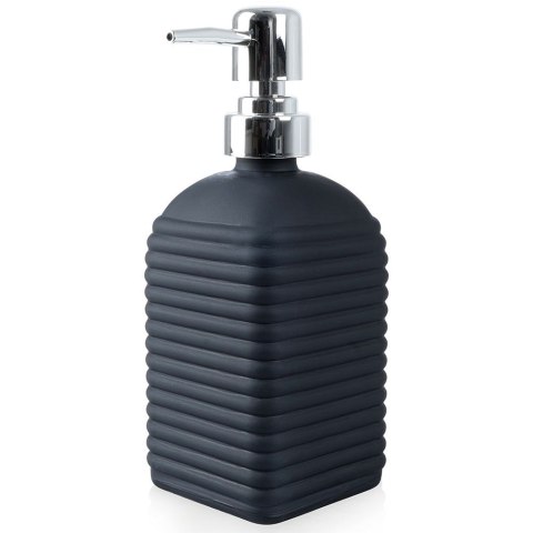 Dozownik do mydła płynu do naczyń zlewozmywaka szklany czarny 450ml VILDE 569396