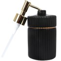 Dozownik do mydła płynu naczyń na mydło ceramiczny czarny GOLD 400ml VILDE 569346-C