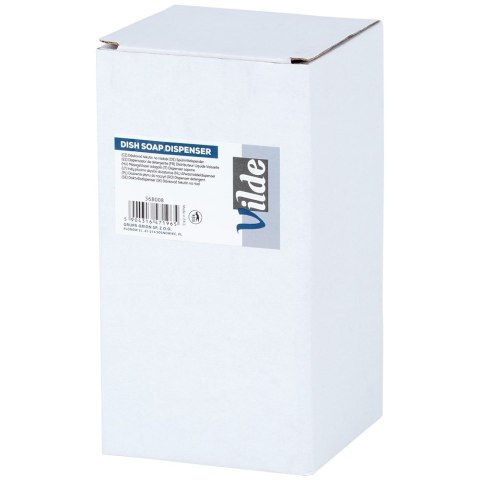 Dozownik do płynu do naczyń z pojemnikiem i gąbką szary 400ml VILDE 568008