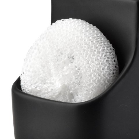 Dozownik do płynu do naczyń z pojemnikiem na gąbkę czarny GOLD 400ml VILDE 568007