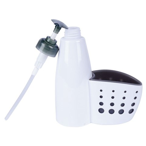 Dozownik płynu do naczyń z pojemnikiem na gąbkę biały 370ml ALPINA 569050