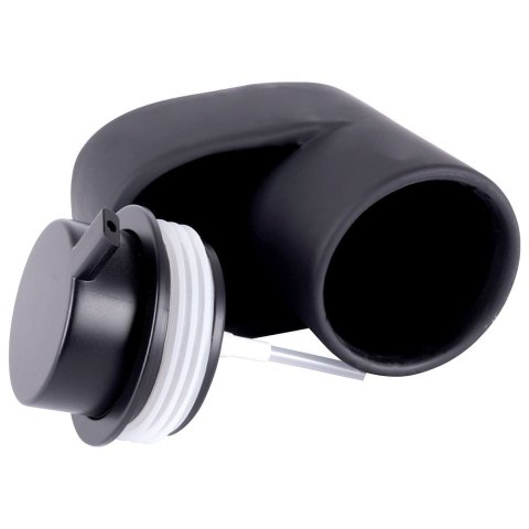 Dozownik płynu do naczyń z pojemnikiem na gąbkę ceramiczny czarny 350ml HIT 569543