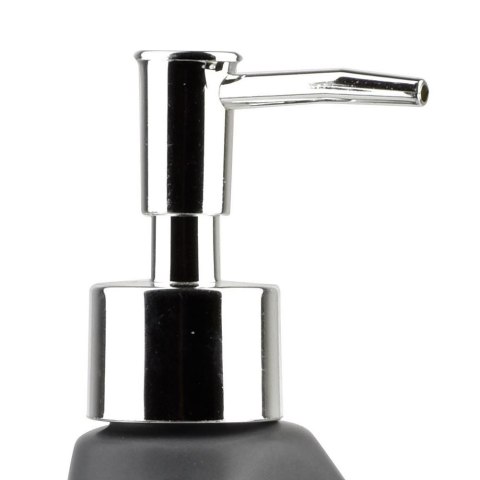 Dozownik płynu do naczyń z pojemnikiem na gąbkę ceramiczny szary 360ml VILDE 530723