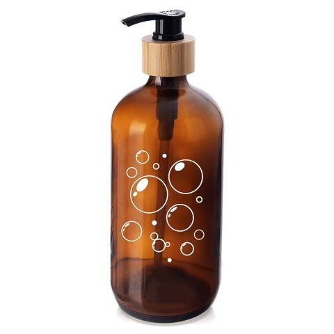 Dozownik szklany do mydła płynu do naczyń na mydło 500ml ORION 530791
