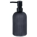 Dozownik szklany do mydła płynu do naczyń zlewozmywaka czarny 400ml VILDE 568002