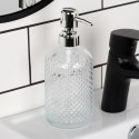 Dozownik szklany na mydło do mydła płynu do naczyń zlewozmywaka 430ml ORION 530785