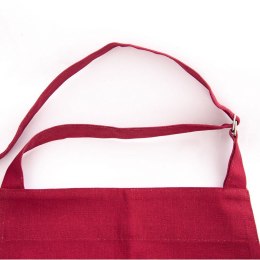 Fartuch kuchenny bawełniany wiązany czerwony fartuszek ORION 960377