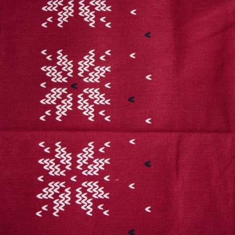 Fartuch kuchenny bawełniany wiązany czerwony fartuszek ORION 960377