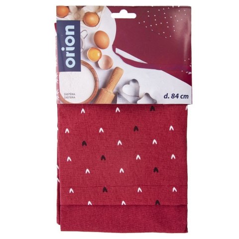 Fartuch kuchenny bawełniany wiązany czerwony fartuszek ORION 960377