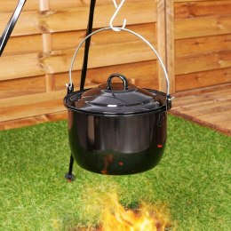 Kociołek węgierski wiszący emaliowany z pokrywką 20cm 3.8L AMBIANCE 259350