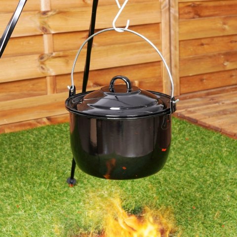 Kociołek węgierski wiszący emaliowany z pokrywką 20cm 3.8L AMBIANCE 259350