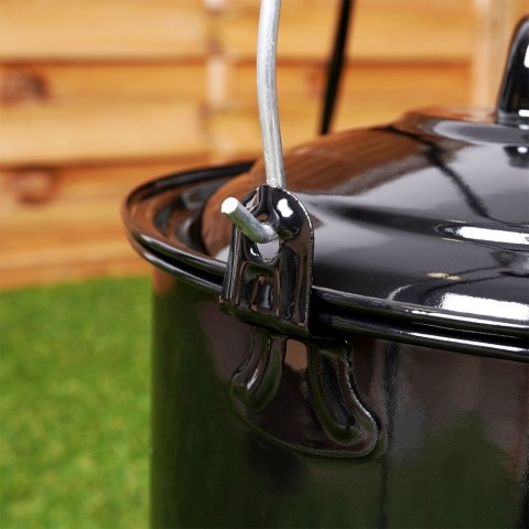 Kociołek węgierski wiszący emaliowany z pokrywką 24cm 7.7L AMBIANCE 259351