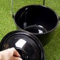 Kociołek węgierski wiszący emaliowany z pokrywką 24cm 7.7L AMBIANCE 259351