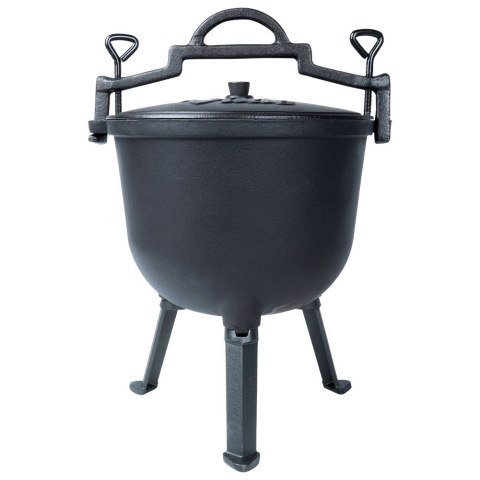 Kociołek żeliwny emaliowany na nóżkach z pokrywką CAST LINE 10L VILDE 199052