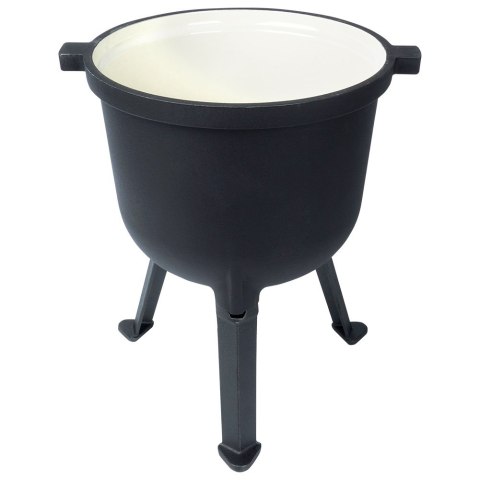 Kociołek żeliwny emaliowany na nóżkach z pokrywką CAST LINE 8L VILDE 199050