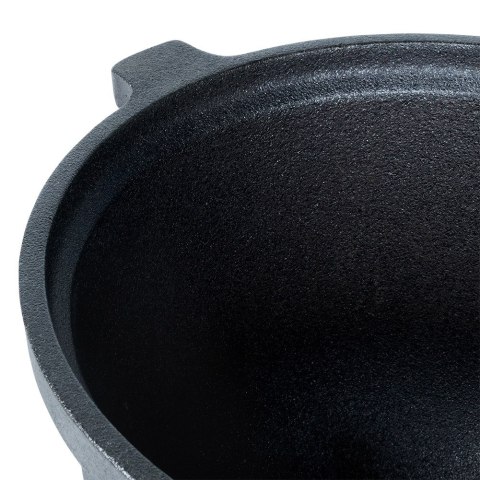 Kociołek żeliwny na ognisko na nóżkach z pokrywką CAST LINE 10L VILDE 199053