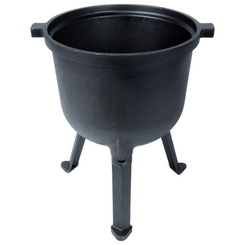 Kociołek żeliwny na ognisko na nóżkach z pokrywką CAST LINE 8L VILDE 199051