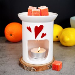 Kominek zapachowy ceramiczny dyfuzor na wosk olejek olejki SERCE ORION 822253