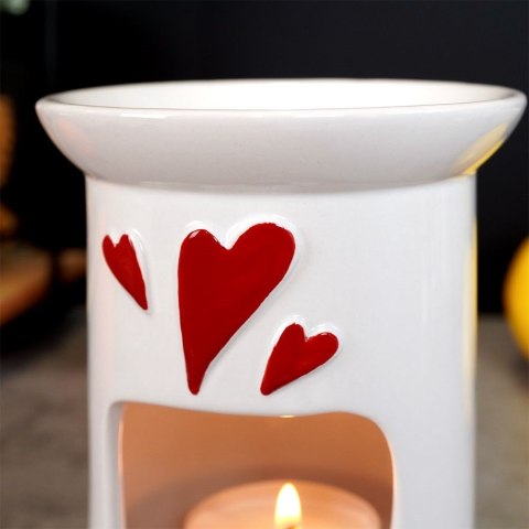 Kominek zapachowy ceramiczny dyfuzor na wosk olejek olejki SERCE ORION 822253