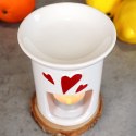 Kominek zapachowy ceramiczny dyfuzor na wosk olejek olejki SERCE ORION 822253