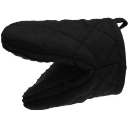 Łapka kuchenna bawełniana z silikonem czarna mini rękawica EXCELLENT HOUSEWARE 152112-C