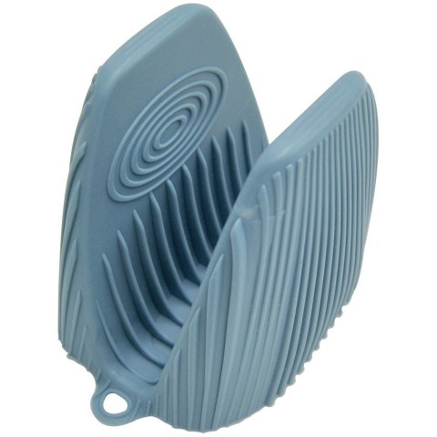 Łapka kuchenna silikonowa niebieska mini rękawica EXCELLENT HOUSEWARE 152109-N