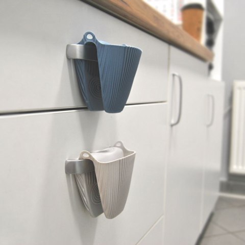 Łapka kuchenna silikonowa niebieska mini rękawica EXCELLENT HOUSEWARE 152109-N