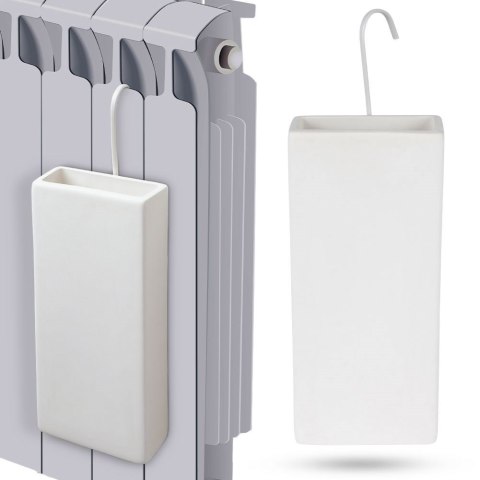 Nawilżacz powietrza na kaloryfer grzejnik ewaporacyjny ceramiczny biały 300 ml VILDE 830806