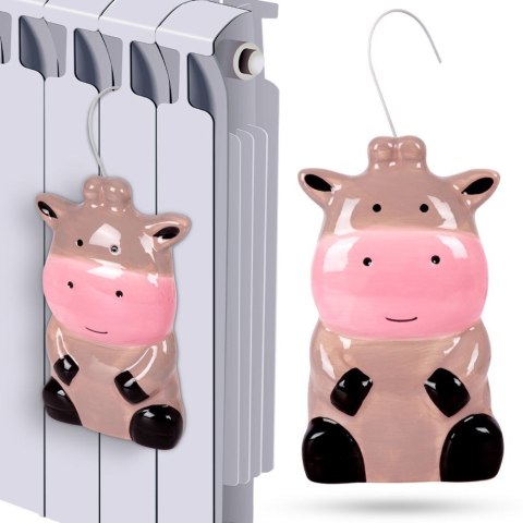 Nawilżacz powietrza na kaloryfer grzejnik ewaporacyjny ceramiczny krówka dla dzieci 170 ml VILDE 830807-G