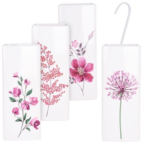 Nawilżacz powietrza na kaloryfer grzejnik ewaporacyjny ceramiczny kwiaty 300 ml 4SZT VILDE 830810X4