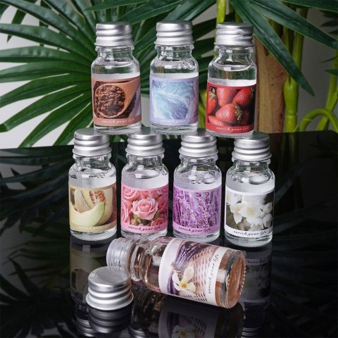 Olejki eteryczne zapachowe do kominka dyfuzora zestaw 8 sztuk VILDE 569679