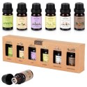 Olejki zapachowe eteryczne do kominka dyfuzora 10 ml zestaw 6 sztuk VILDE 779089