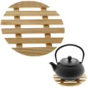 Podstawka pod gorący garnek garnki naczynie podkładka bambusowa 17cm ORION 121508-O