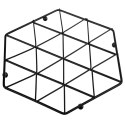 Podstawka pod gorący garnek garnki podkładka metalowa czarna RADKA 22.5cm ORION 121567