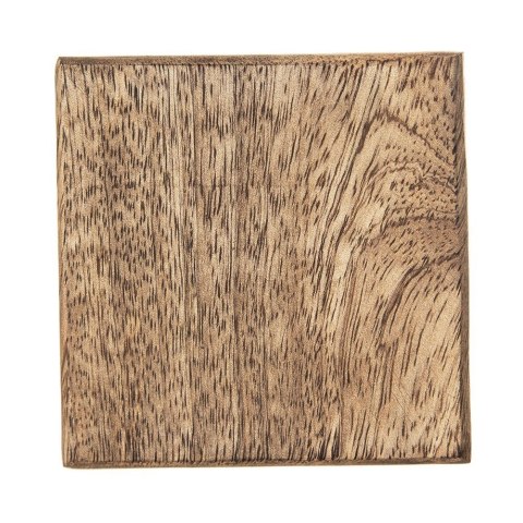 Podstawka pod kubek drewniana podkładka pod kubki 10x10cm ORION 710838