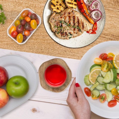 Podstawka pod kubek kubki podkładka drewniana MANGO 10cm ORION 710822