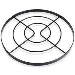 Podstawka podkładka pod gorący garnek garnki metalowa czarna RADKA 23cm ORION 121553