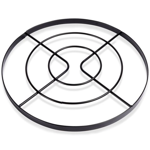 Podstawka podkładka pod gorący garnek garnki metalowa czarna RADKA 23cm ORION 121553