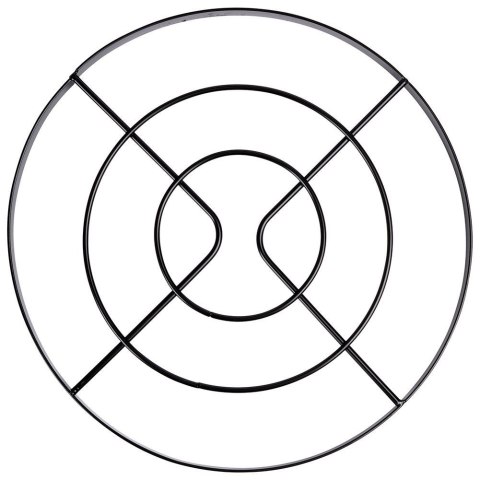 Podstawka podkładka pod gorący garnek garnki metalowa czarna RADKA 23cm ORION 121553