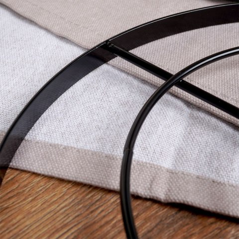 Podstawka podkładka pod gorący garnek garnki metalowa czarna RADKA 23cm ORION 121553