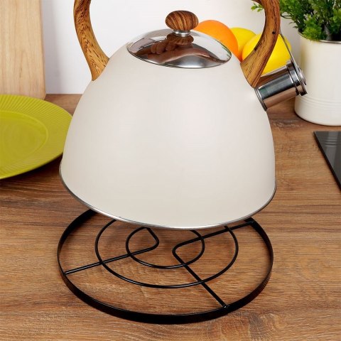 Podstawka podkładka pod gorący garnek garnki metalowa czarna RADKA 23cm ORION 121553