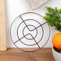 Podstawka podkładka pod gorący garnek garnki metalowa czarna RADKA 23cm ORION 121553