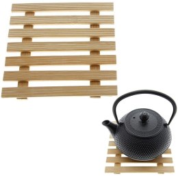 Podstawka podkładka pod gorący garnek garnki naczynie bambusowa 18x18cm VILDE 121508-K