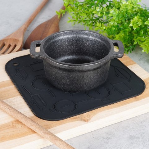 Podstawka silikonowa pod gorące naczynie garnek podkładka 17x17cm HIT 259671