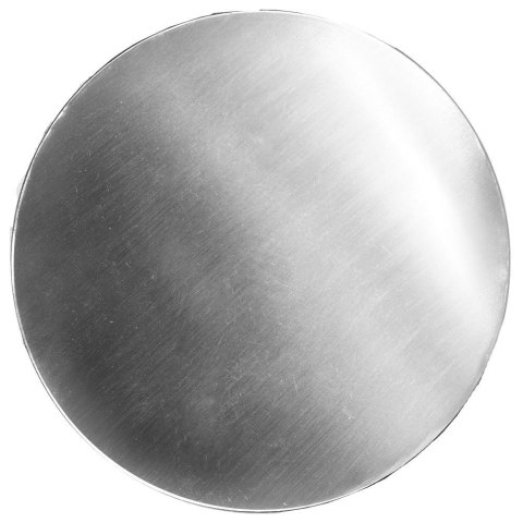 Podstawki pod kubek kubki stalowe podkładki ze stojakiem srebrne 10cm 6 sztuk EXCELLENT HOUSEWARE 139136