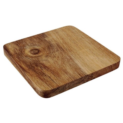Podstawki podkładki pod kubek kubki drewniane 10x10cm 4 sztuki VILDE 139202