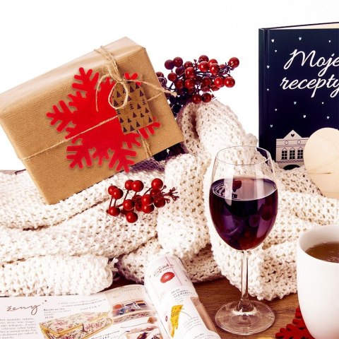 Podstawki podkładki pod kubek kubki filcowe czerwone 13.5cm 6 sztuk ORION 710829