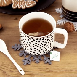 Podstawki podkładki pod kubek kubki filcowe szare 13.5cm 6 sztuk ORION 710828